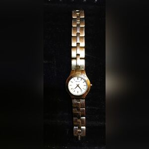 vintage gold toned DKNY WATCH